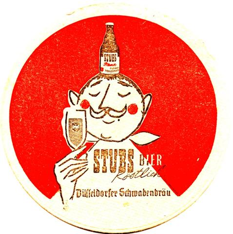 dsseldorf d-nw schwaben rund 4b (215-stubs bier kstlich-schwarzrot)
